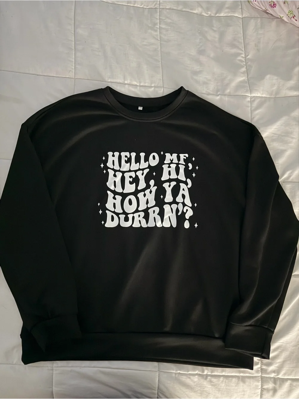 Lil Wayne Lyrics Black Crewneck Sweater - 2X